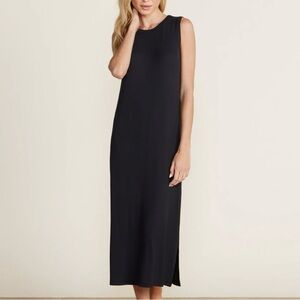 Eddie Bawer Elegant Black Sleeveless Maxi Dress Size M petite